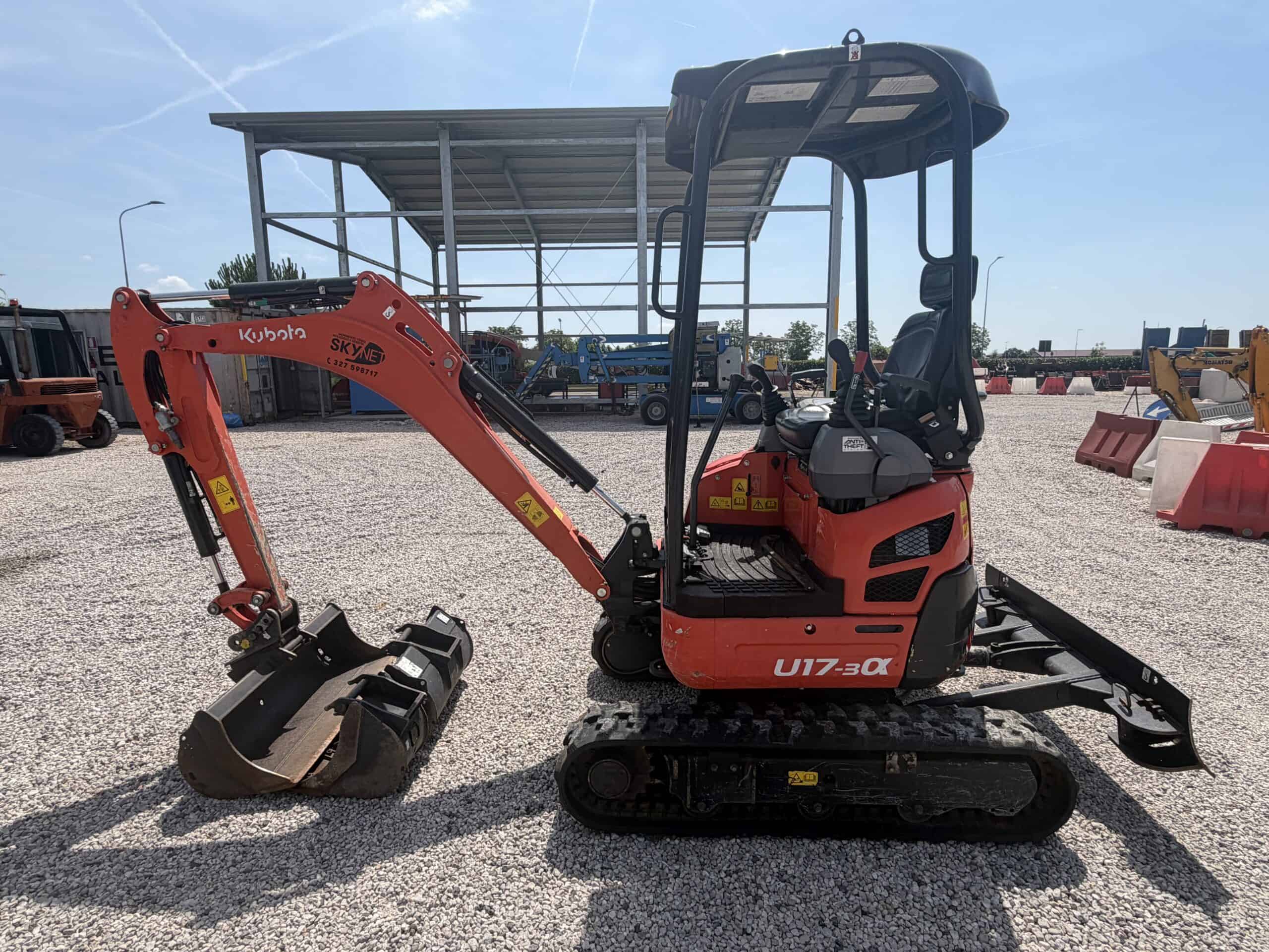 MINI ESCAVATORE KUBOTA U17-3
