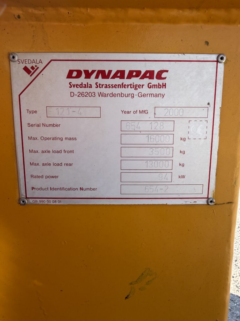 DYNAPAC F121-4W